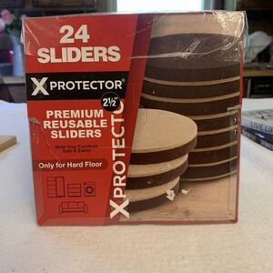 X Protector Premium Reusable Sliders for Hardwood Floor Protectors